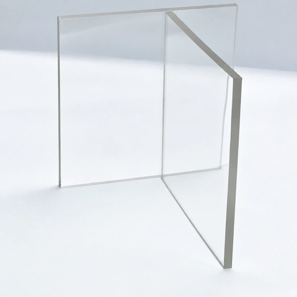 Mẫu tấm Polycarbonate đặc Trắng trong