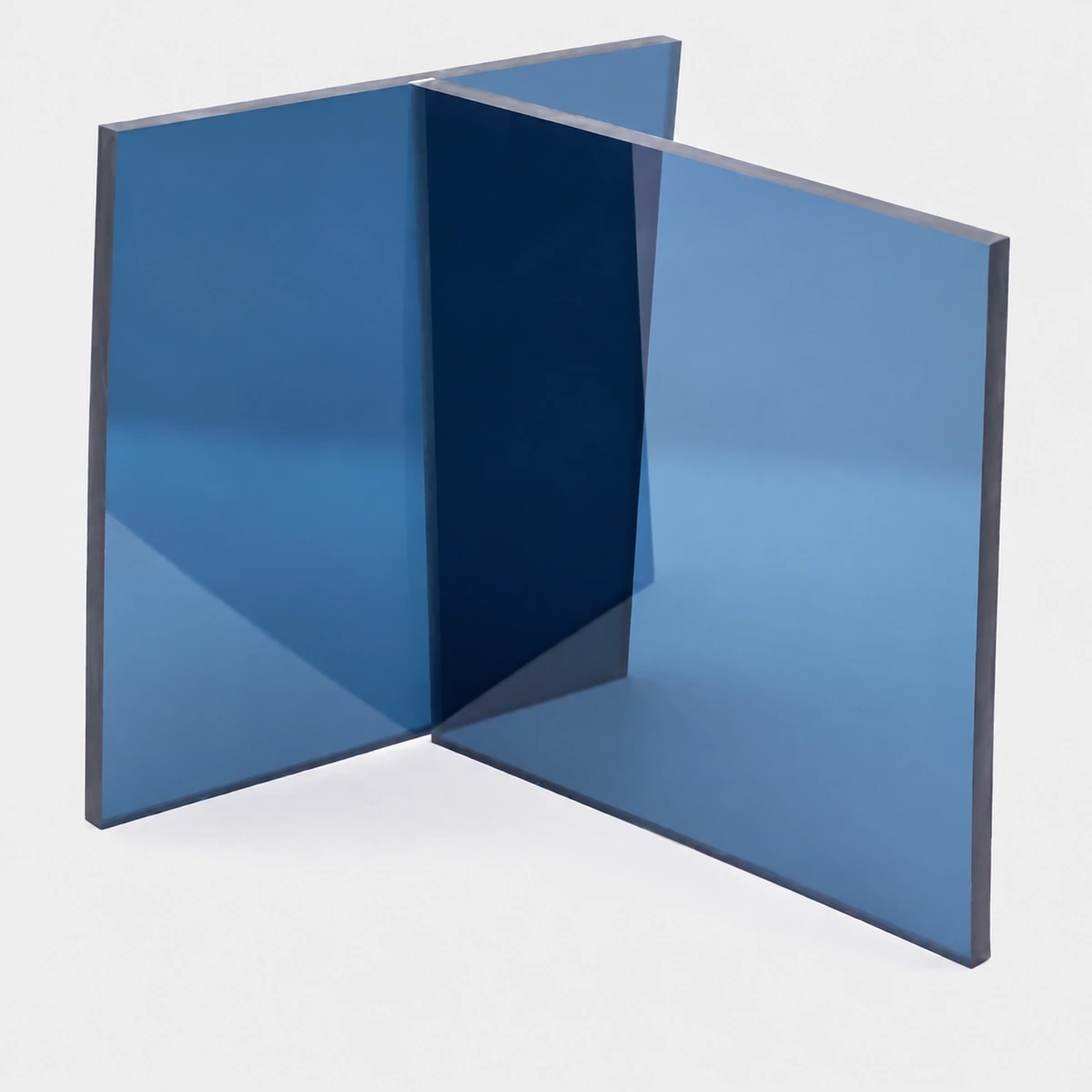 Mẫu tấm Polycarbonate đặc Xám khói