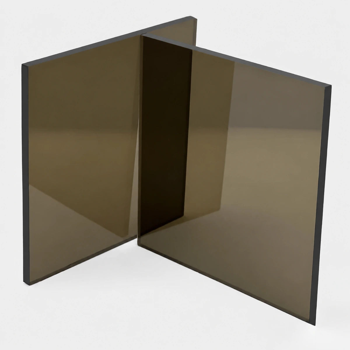 Mẫu tấm Polycarbonate đặc Nâu trà